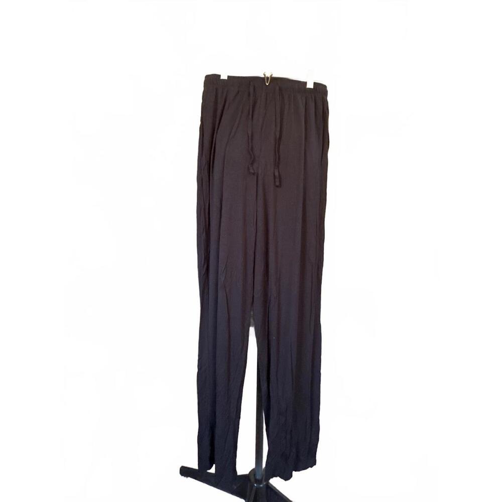 GYS Soft Bamboo and Breathable Black Casual Pants Size Small